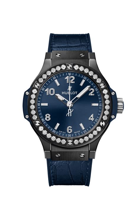 Big Bang Ceramic Blue Diamonds 38 mm 